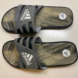 ADIDAS slide sandals, men's 10